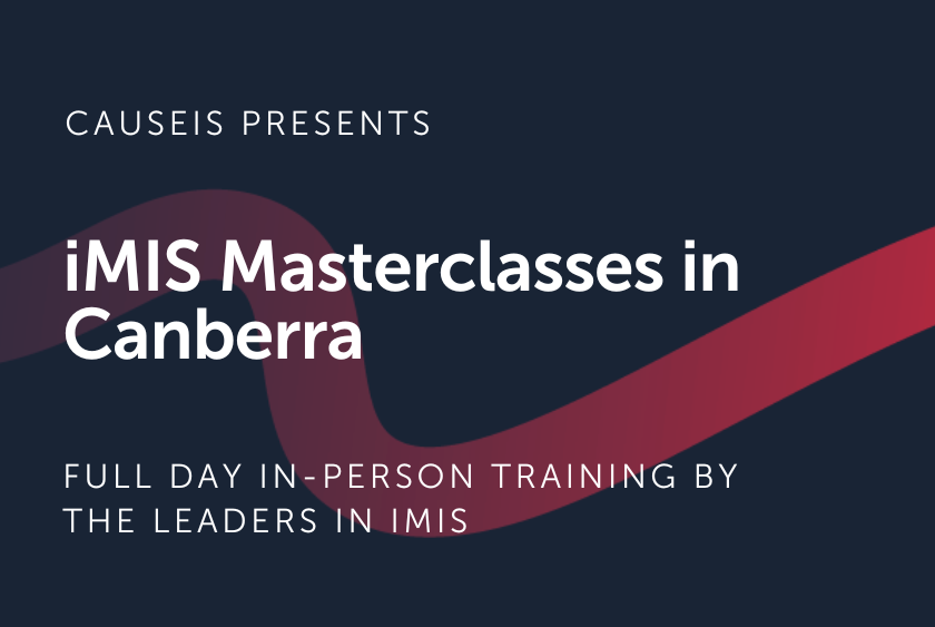 Causeis iMIS Masterclasses in Canberra